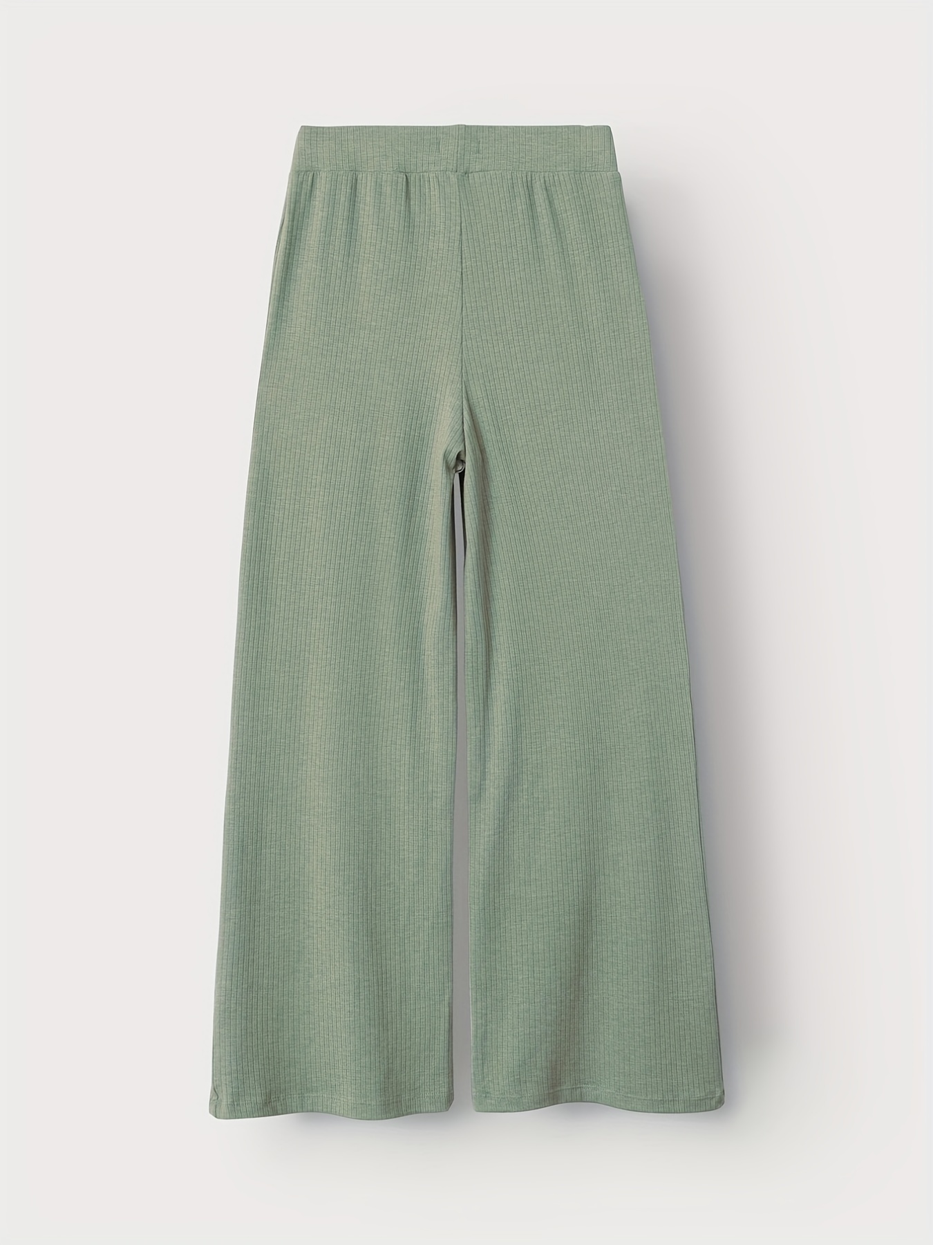 Cotton Wide Leg Long Pants