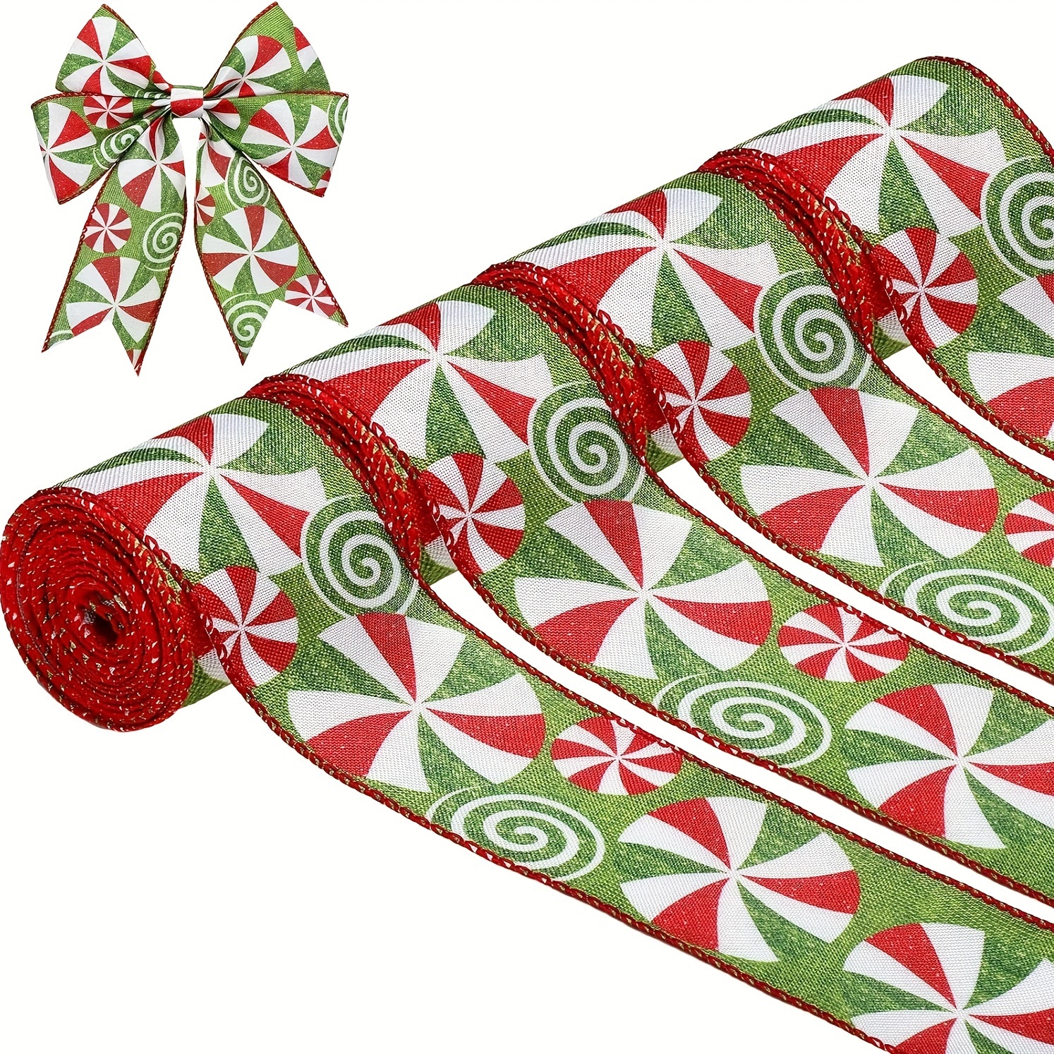 5 Meter Wide Christmas Ribbon for Gift Wrapping Wide Ribbons for