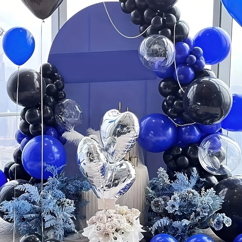 Royal Blue Balloons Royal Blue Latex Party Balloons Helium - Temu