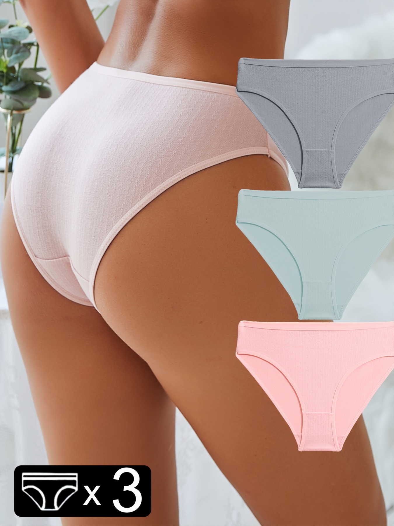 High Quality Comfortable Waist Bikini Panties - Temu