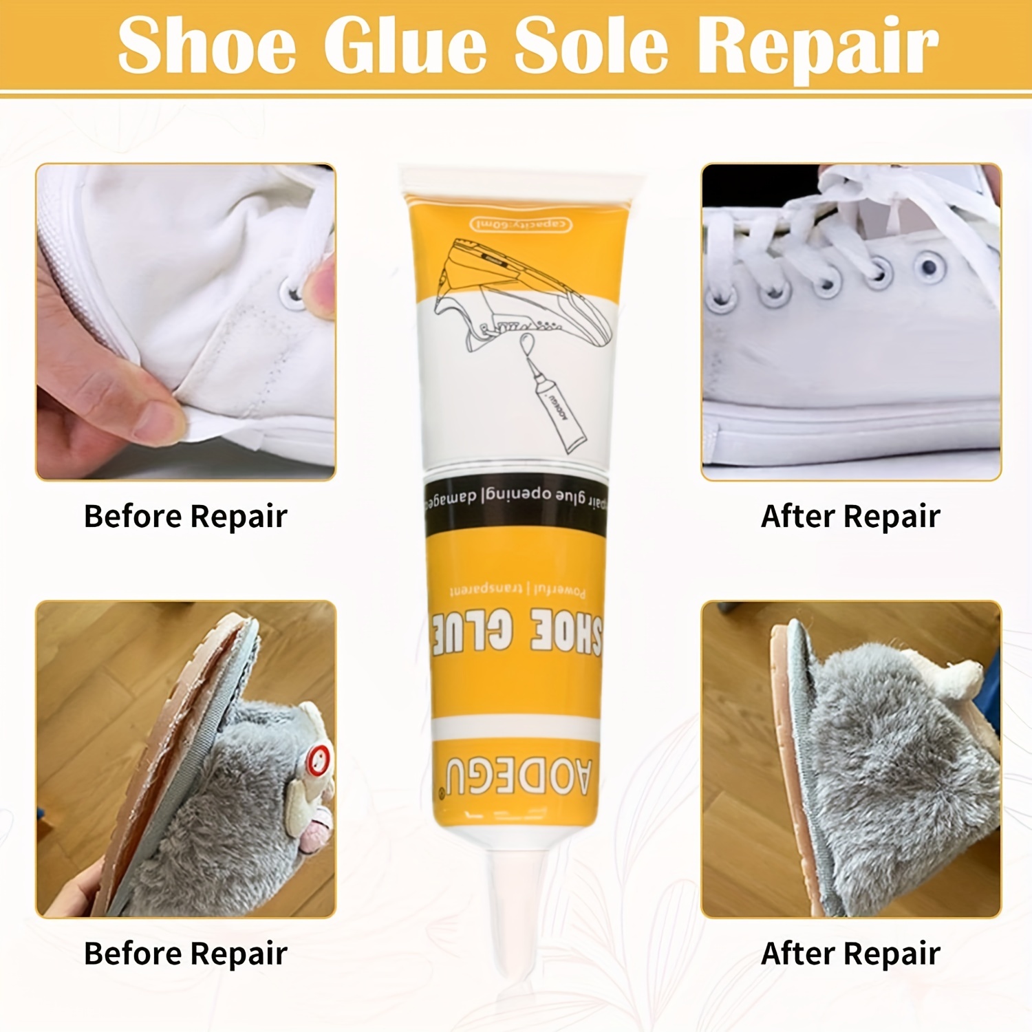 Shoe Glue Sole Repair Instant Professional Grade Shoe Repair - Temu