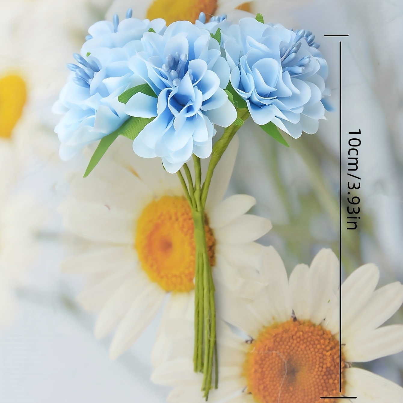 TaoNaisi - Lote de 10 flores artificiales artificiales para decoración de  mesa de boda, ramos de flores