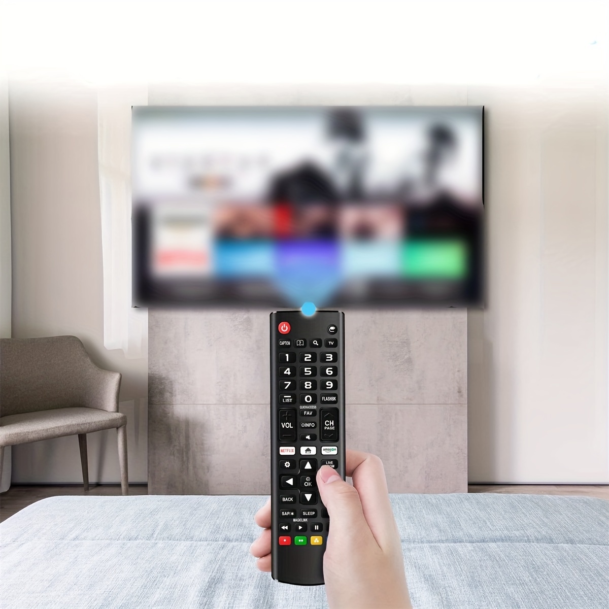 Universal Backlit Remote Control for All LG Smart TV Magic and Infrared  Remote Compatible with All Models of LG TVs