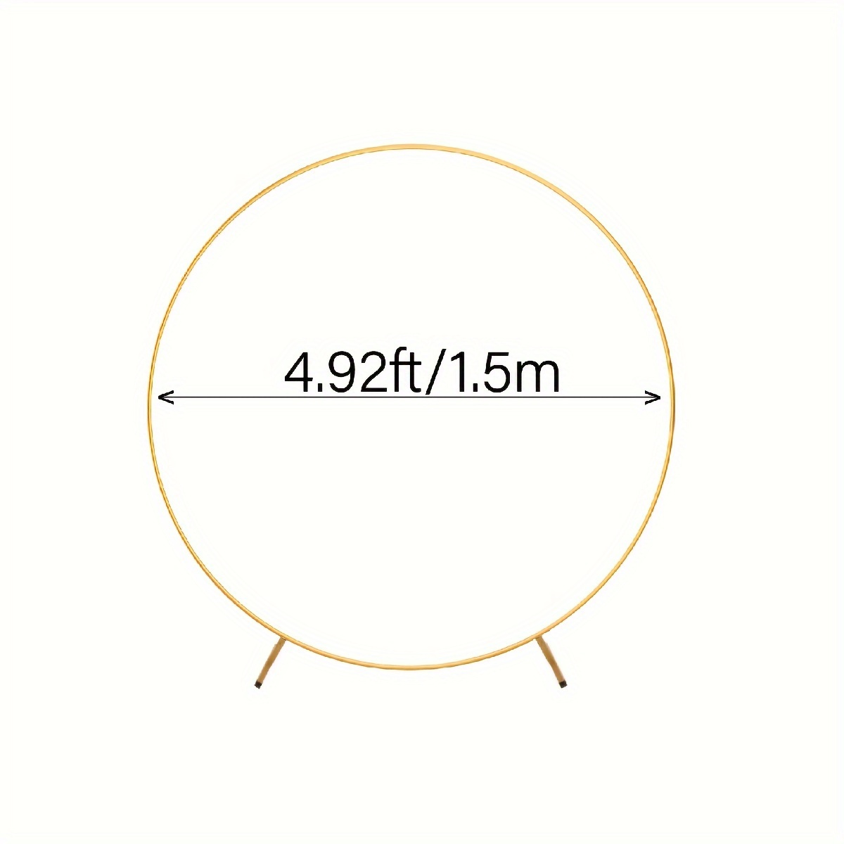 Kit de arco de globo 4.92FT Marco de círculo de globo con 2 bases
