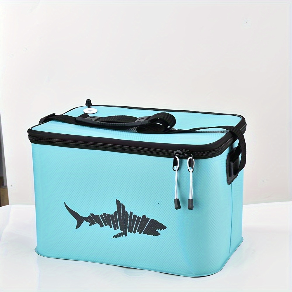 1pc Multifunctional Fishing Tackle Box, Live Fish Box, Portable