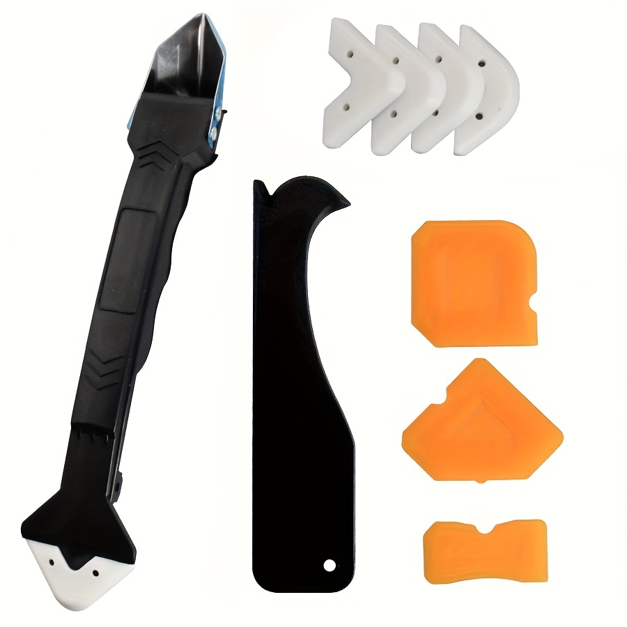 Kit d'outils de calfeutrage et grattoir en Silicone, Kit d'outils