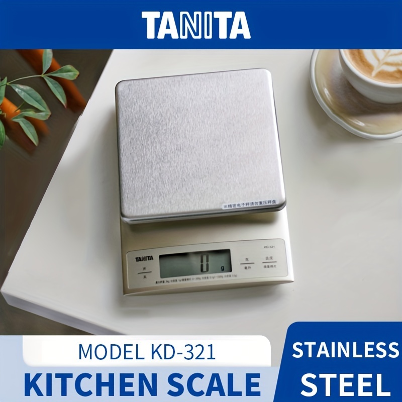 Tanita Digital Kitchen Scale 3kg - Silver