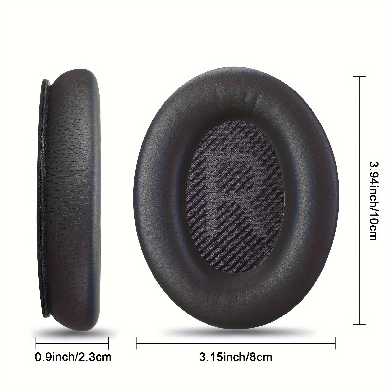Coussinets d'oreille pour casque Bose QC45 Noir