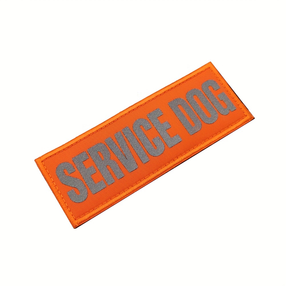 Orange service clearance dog vest