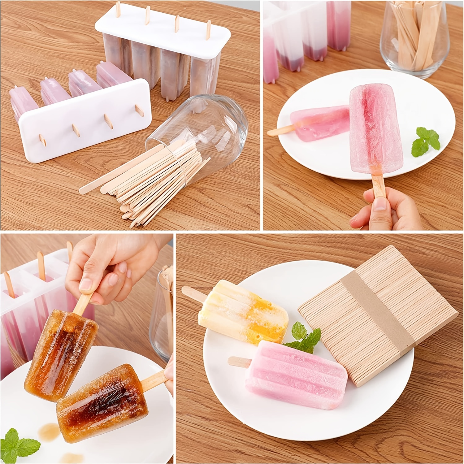 Jumbo Wooden Craft Sticks Tongue Depressors Ice Cream Sticks - Temu