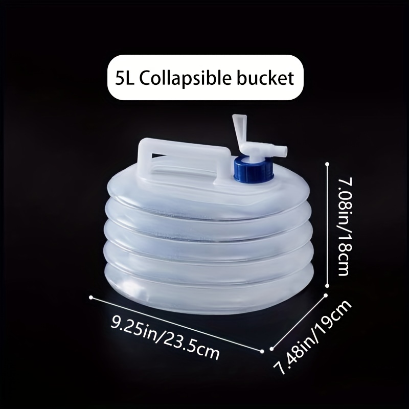 Collapsible Bucket Camping Water Storage Container Portable - Temu