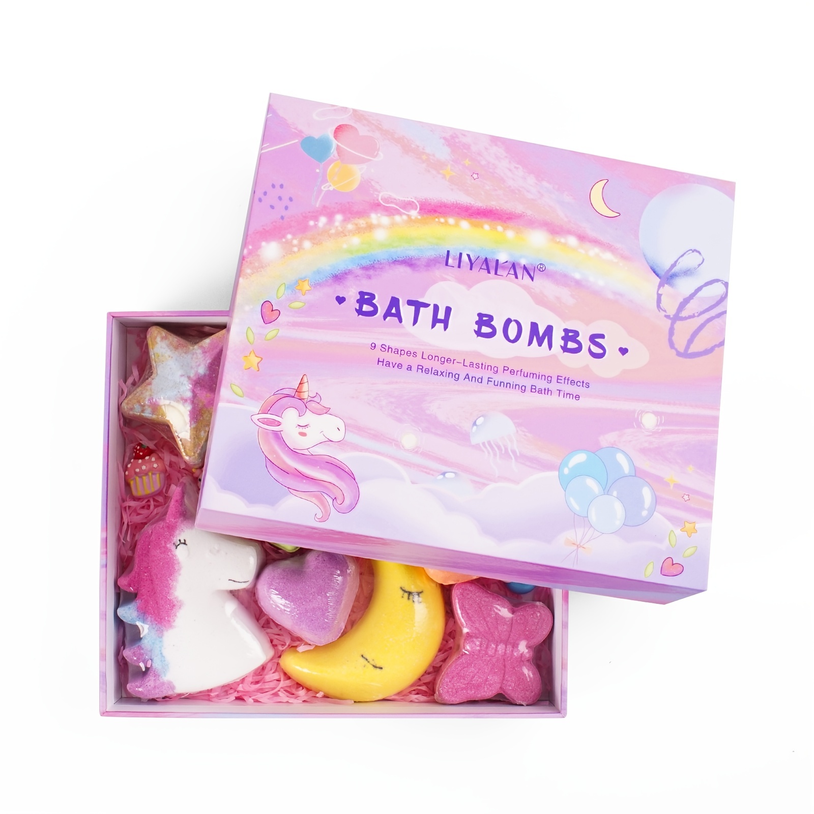 Toys Box Luxury Spa Bubble Bath Bomb Kit Set - Temu