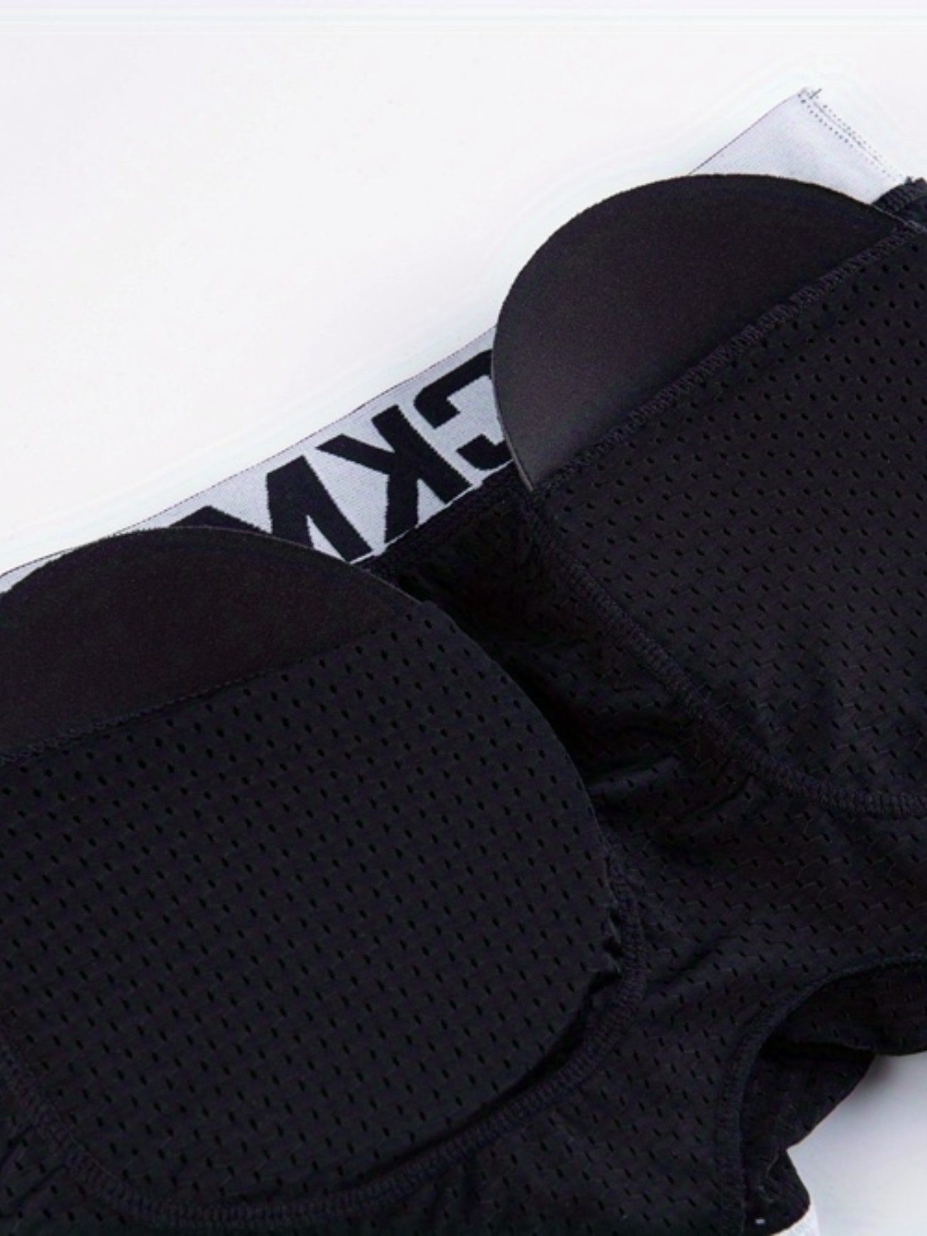 Calvin Klein CK One Mesh sheer long leg boxer brief in black
