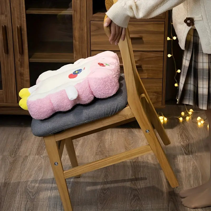 Comfortable Cartoon Toast Cushion For All Seasons Perfect - Temu