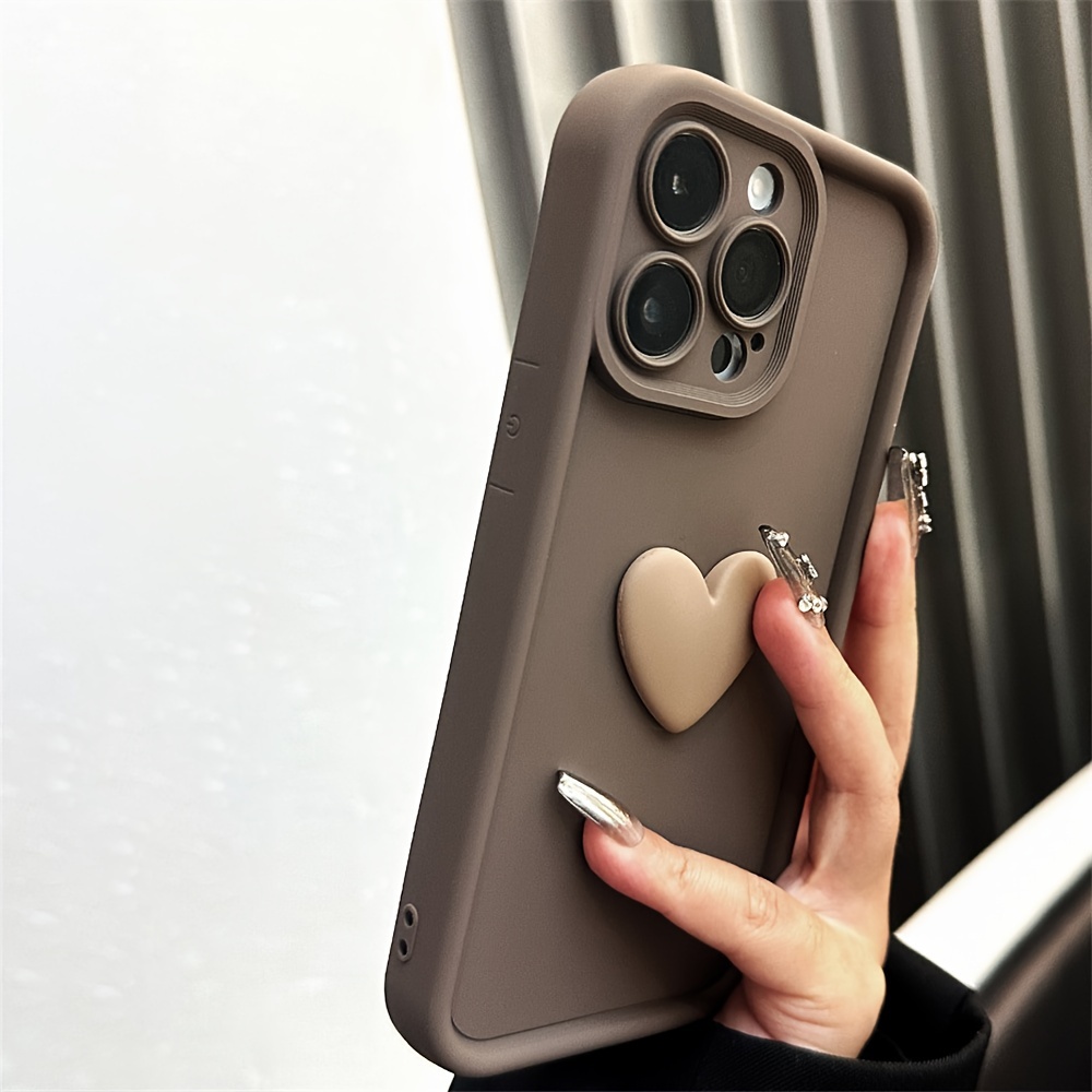 Cute Heart Shockproof Cover Case For iPhone 15 Pro Max 14 Plus 13