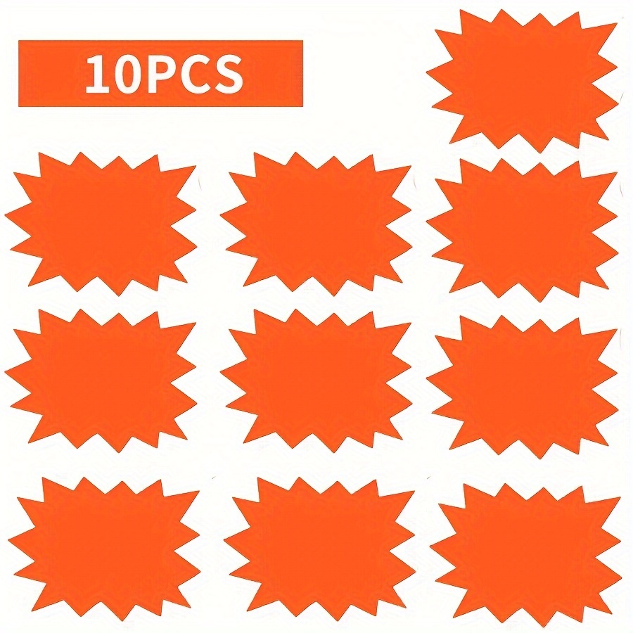 10pcs Pricing Signs Supermarket Display Signs
