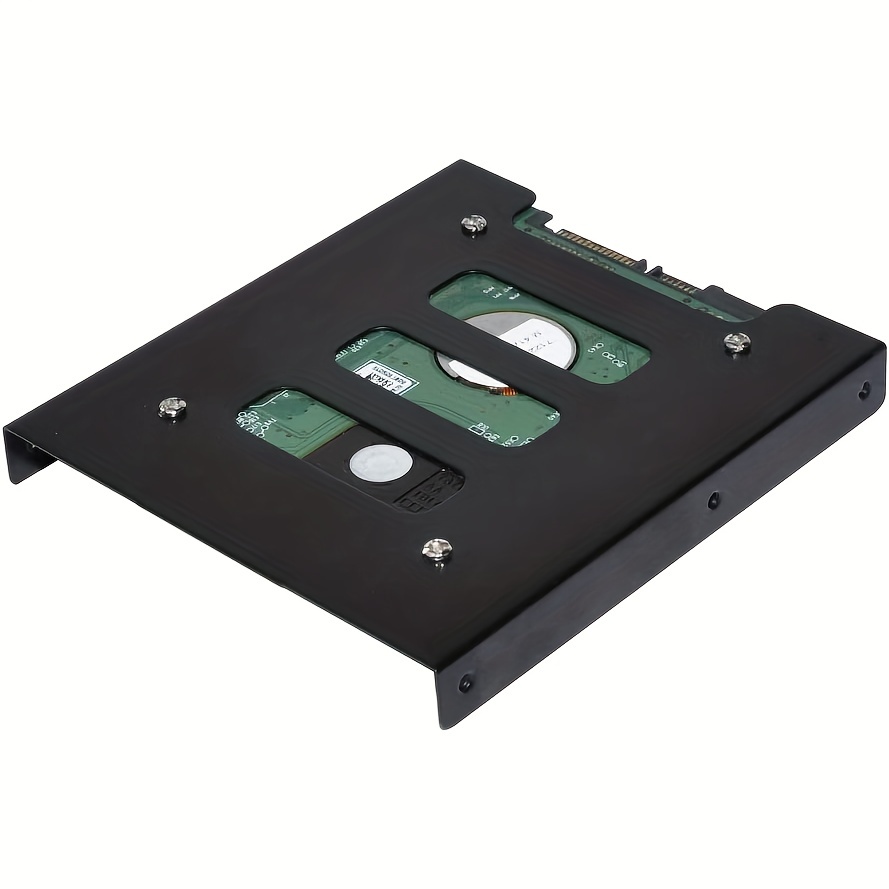 Support de montage en métal pour disque dur SSD de 2.5 à 3.5 pouces, utile  pour boîtier de PC