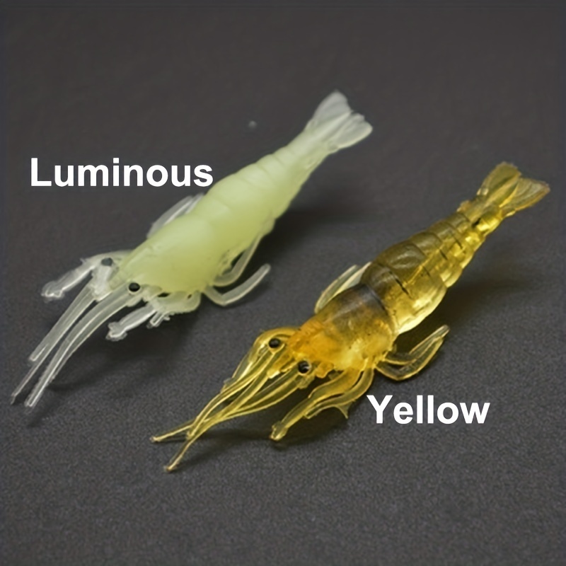 Soft Silicone Luminous Shrimp shaped Fishing Lures Perfect - Temu