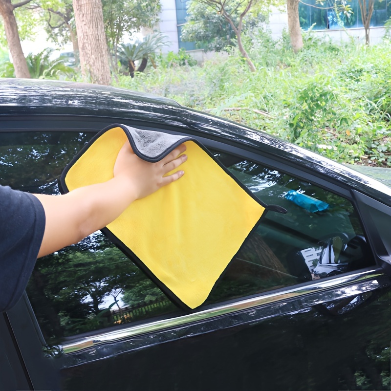 Car Coral Fleece Microfiber Cleaning Towel 3pcs 5pcs Detailing Cloth