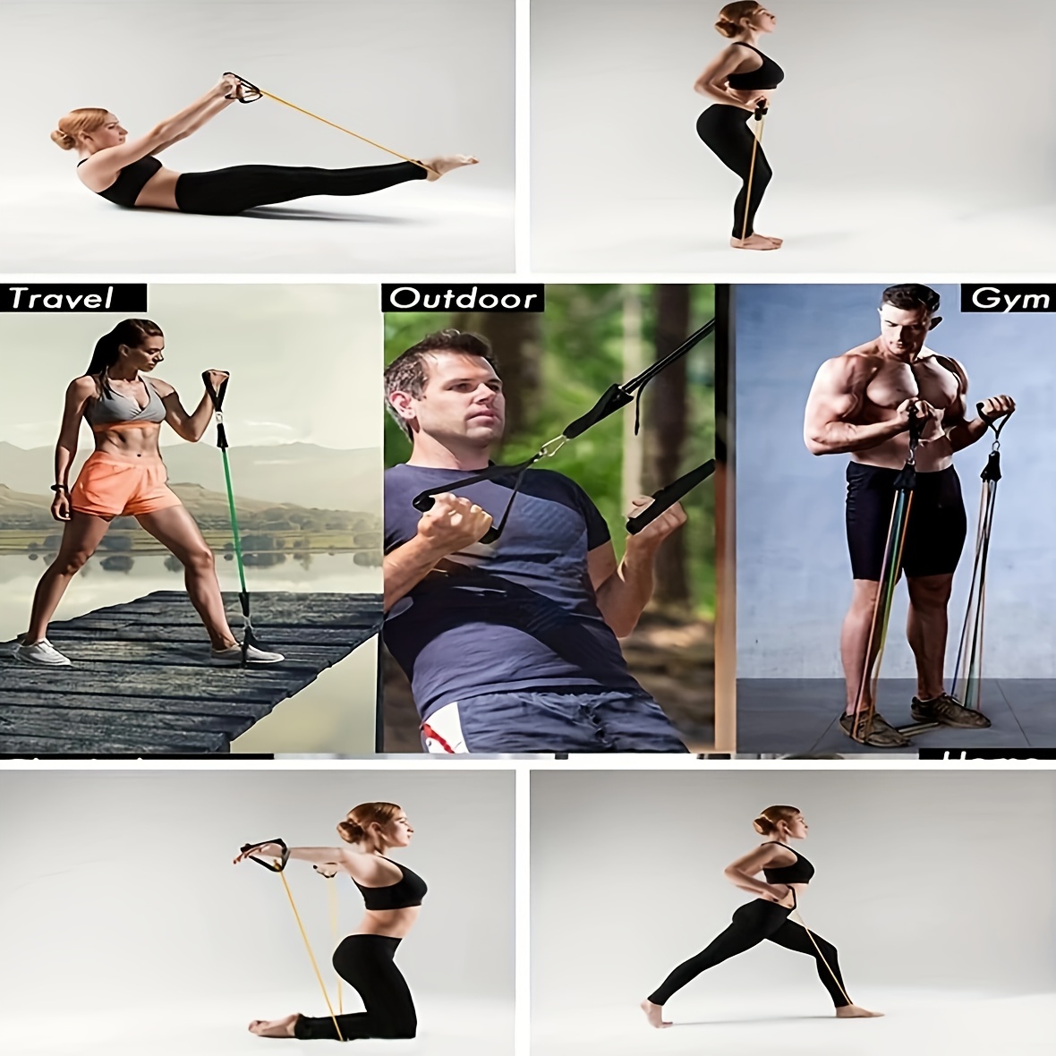 Foam Handle Resistance Bands Replacement Fitness Equipment