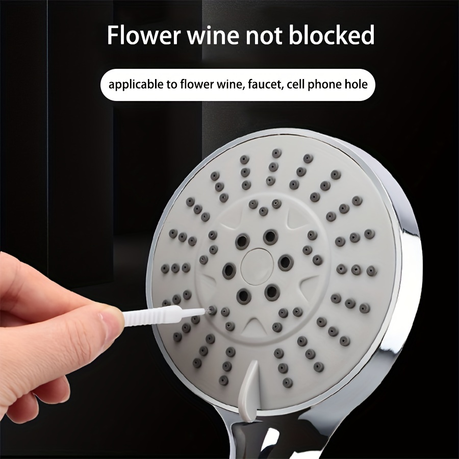 10/20pcs Anti-Clogging Bathroom Shower Head Cleaning Brush With Small  Bristles For Pore Cleaning And Phone Hole