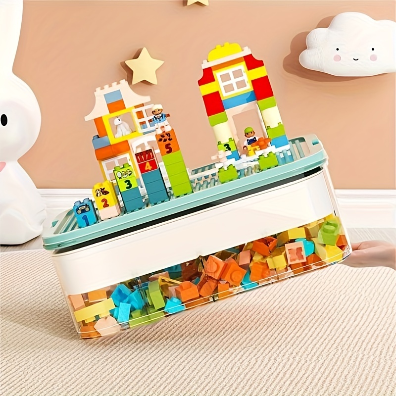 Building Blocks Storage Box Toy Particle Compartments - Temu