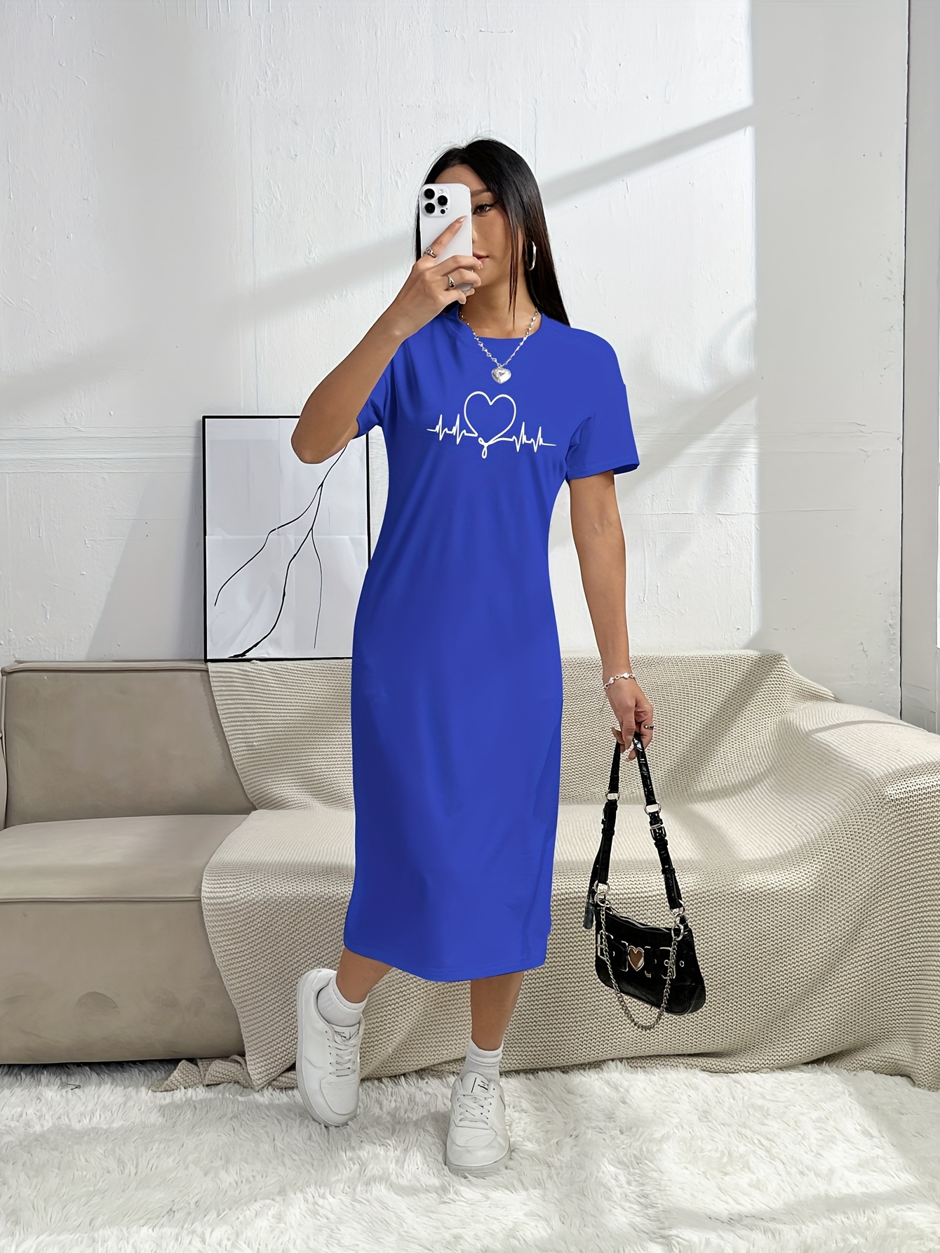 women's casual short sleeve dress graphic - Temu Canada