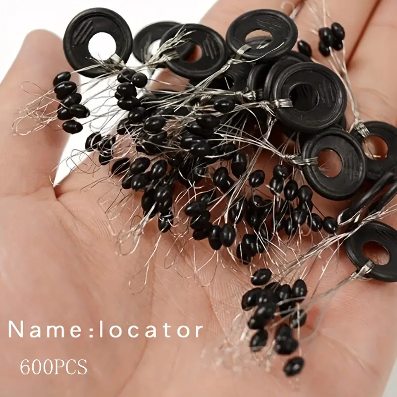 600pcs Fishing Line Space Beans, Fishing Bobber Stoppers, Color Random  Accessories