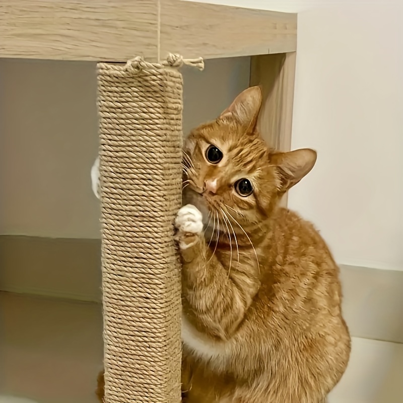 Cat scratching outlet post twine