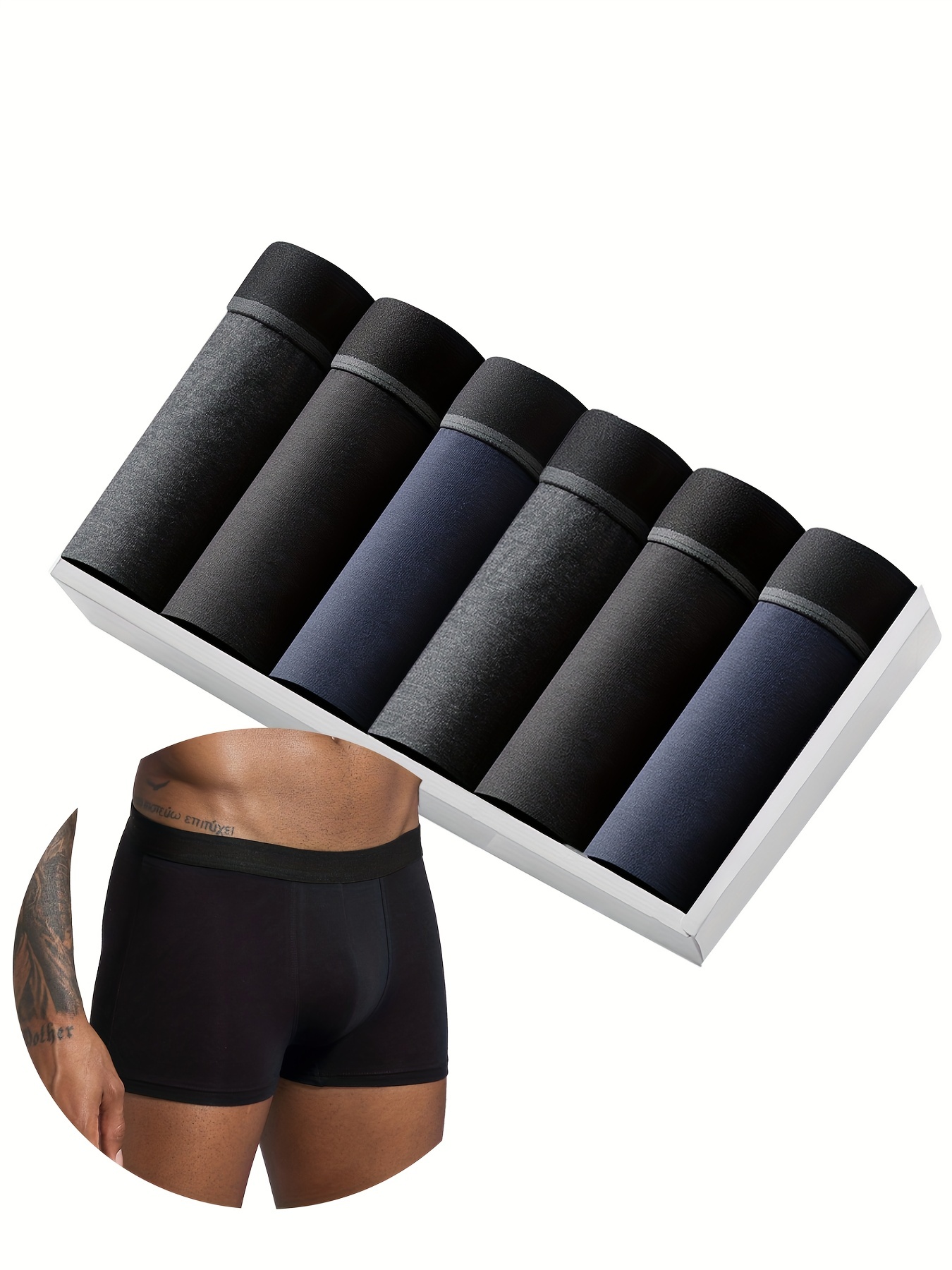 Men Boxer Cotton Underwear Male Crotch Hole Breathable Panties