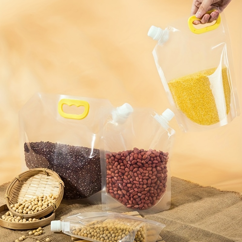 Reusable Leakproof Food Storage Bag For Nut Grain Vegetable - Temu
