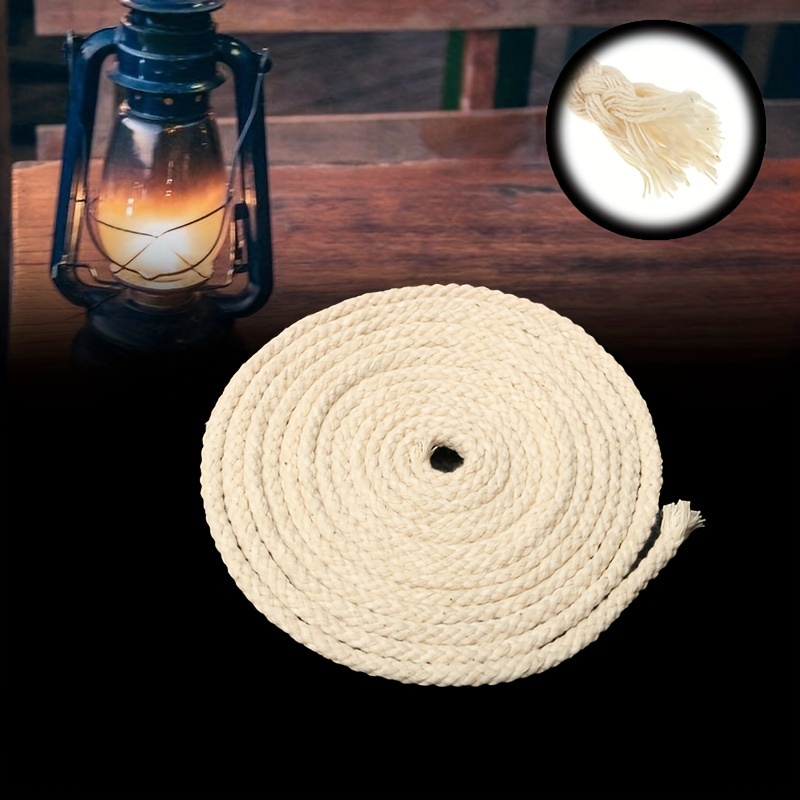 Cotton Alcohol Lamp Wick Burner Round Thick Thread Coffee - Temu