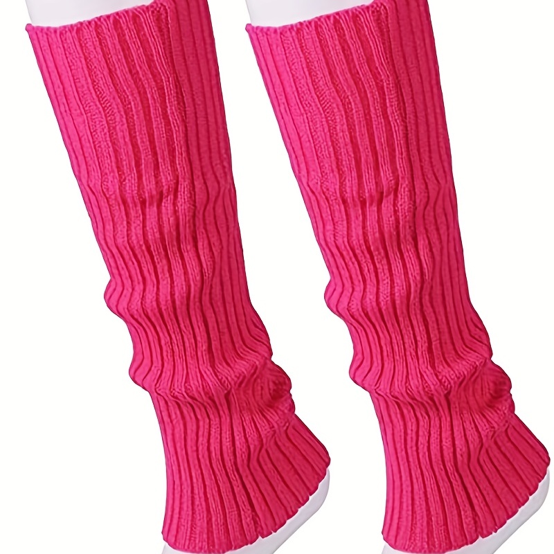 80s Hot Pink Leg Warmers