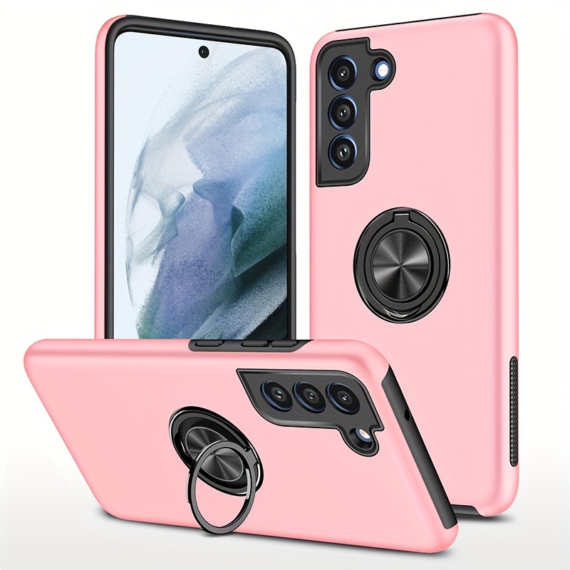 Ring Kickstand Shockproof Magnetic Hybrid Silicone Cover For - Temu Italy