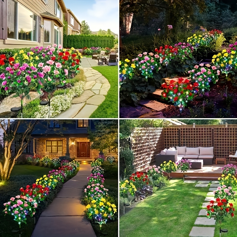 Solar Flower Light Waterproof Outdoor Decoration