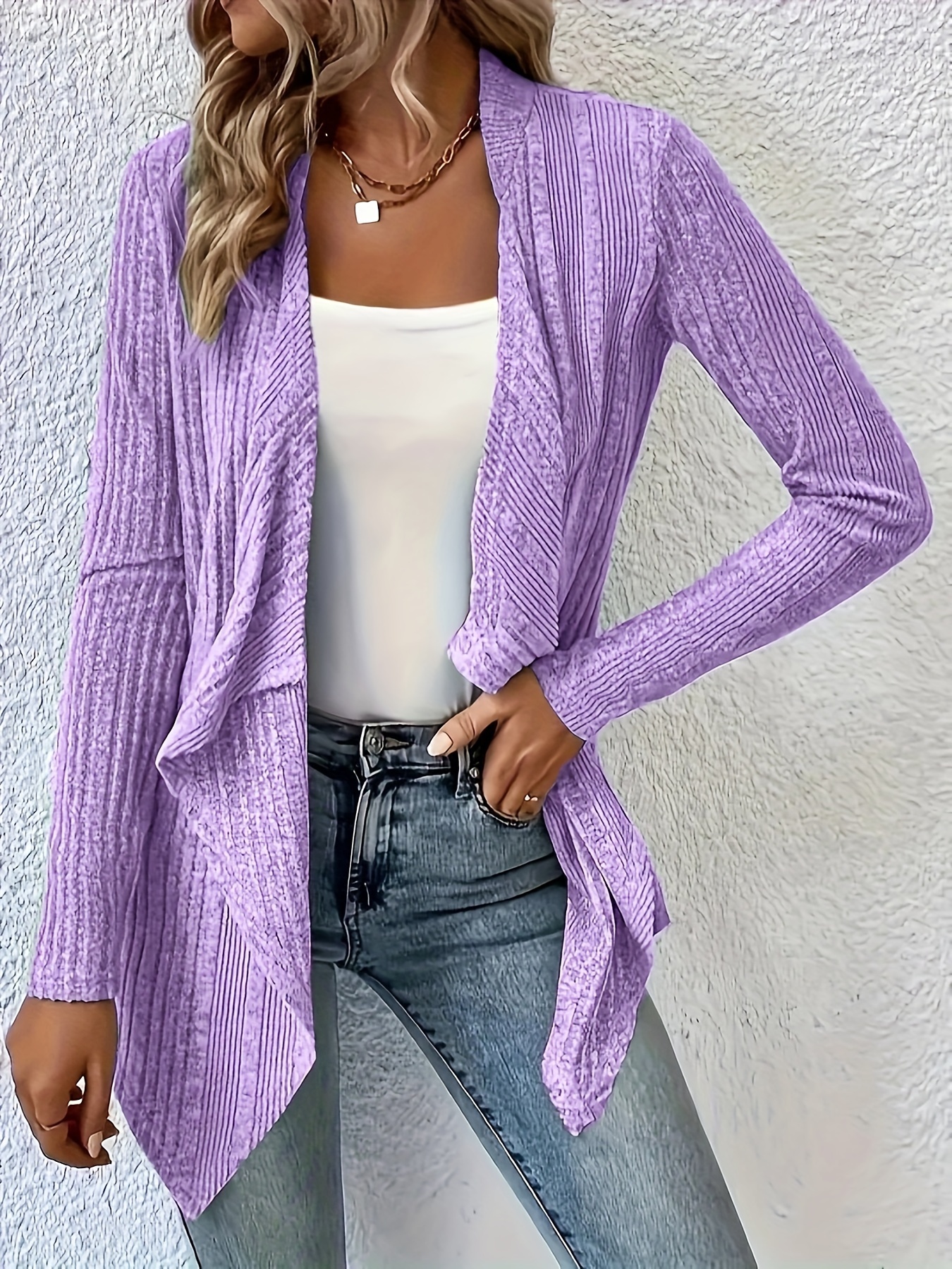 Open Front Cardigan Coat