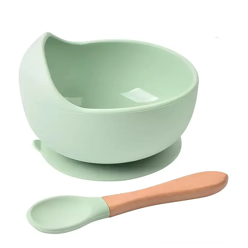 Baby Led Weaning Set - Silicone Feeding Utensils, Adjustable Bib, Soft  Spoon & Fork - Perfect For Infant & Toddler Self-eating (blue & Green) -  Temu United Arab Emirates