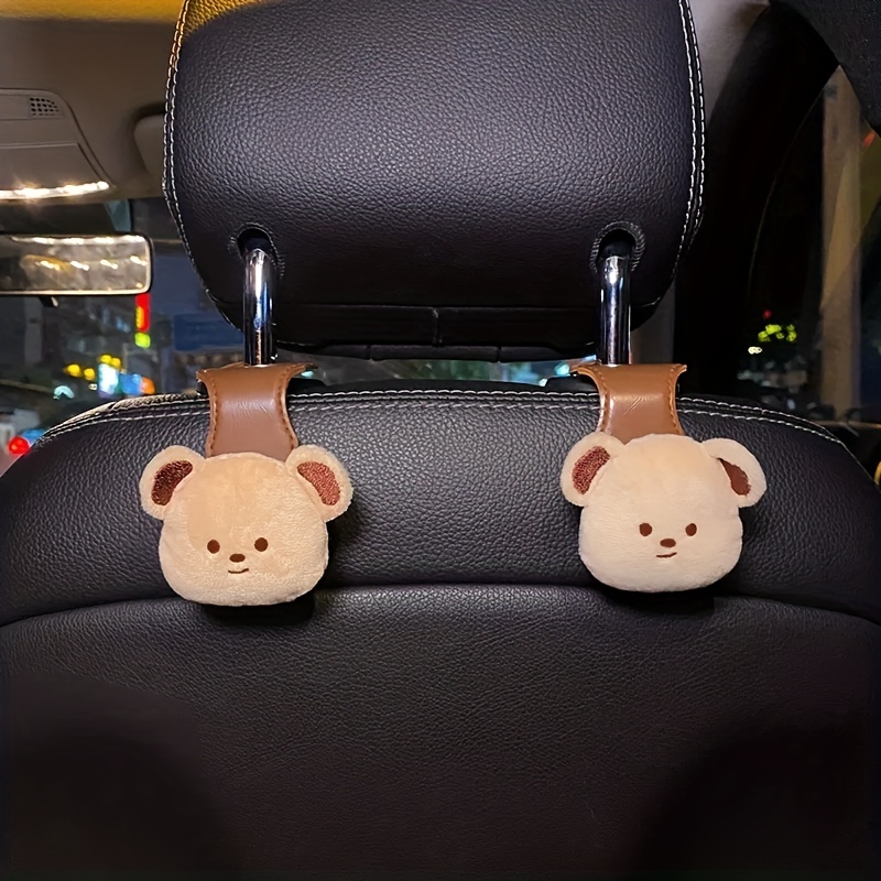 Bear Car Hook Car Seat Back Multi function Car Invisible - Temu United  Kingdom
