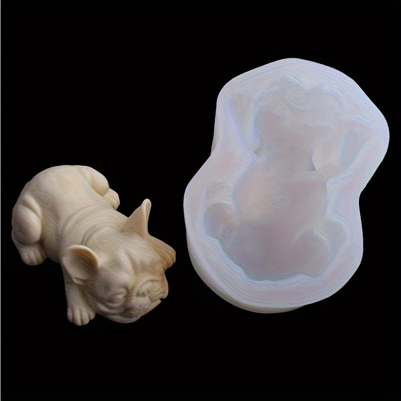 3D French Bulldog Soap Mold, Puppy Silicone Mold for Cake Decorating Candle  Making Resin Epoxy Jewelry DIY Necklace Mold Ice Cube Tray 