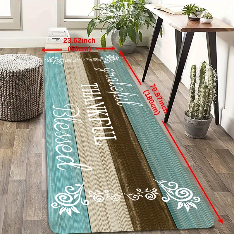 Retro Printed Door Mat Anti fouling Anti slip Waterproof Mat - Temu