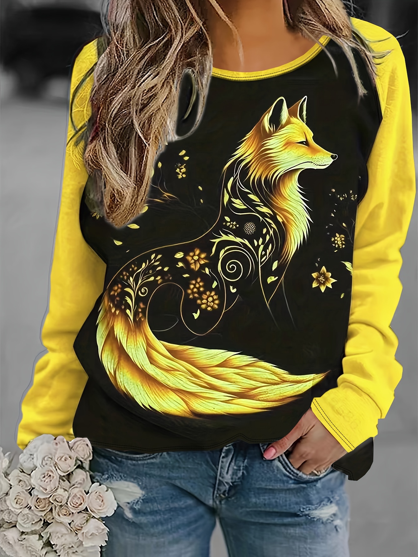 Fox sweatshirt online womens