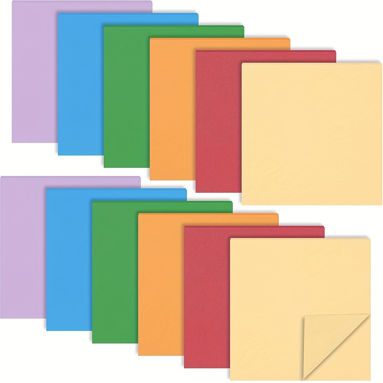 STICKY PADS: 11 PK #S7301 (PK 12/240) - notes, labels & envelope (jade)