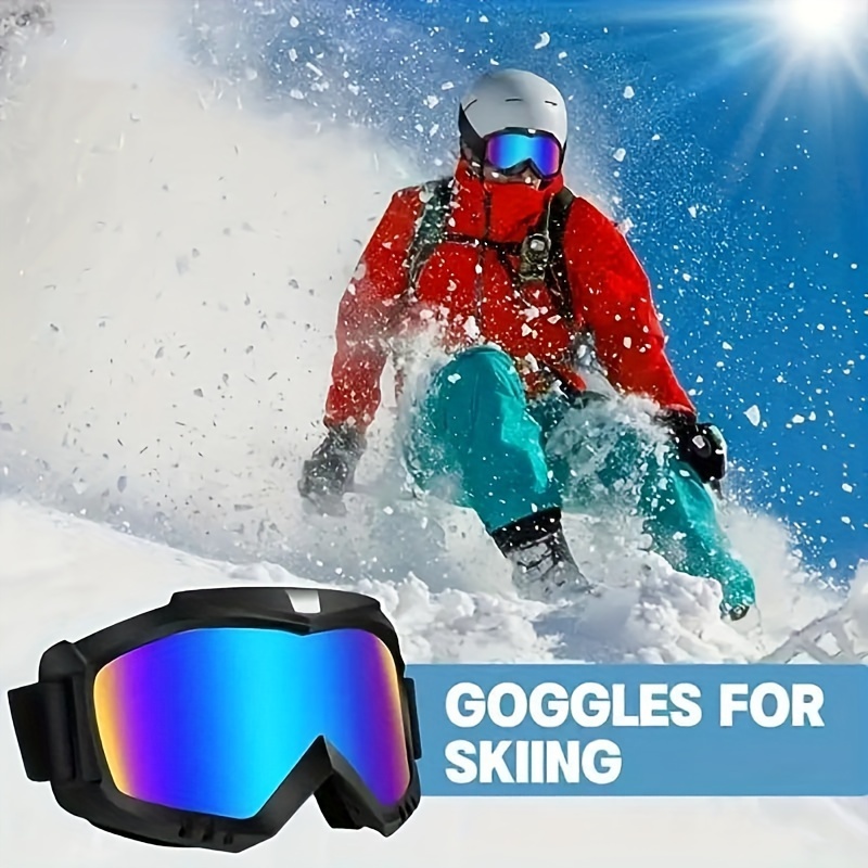 Windproof Snowboard Goggles Anti UV Occhiali Da Moto - Temu Italy