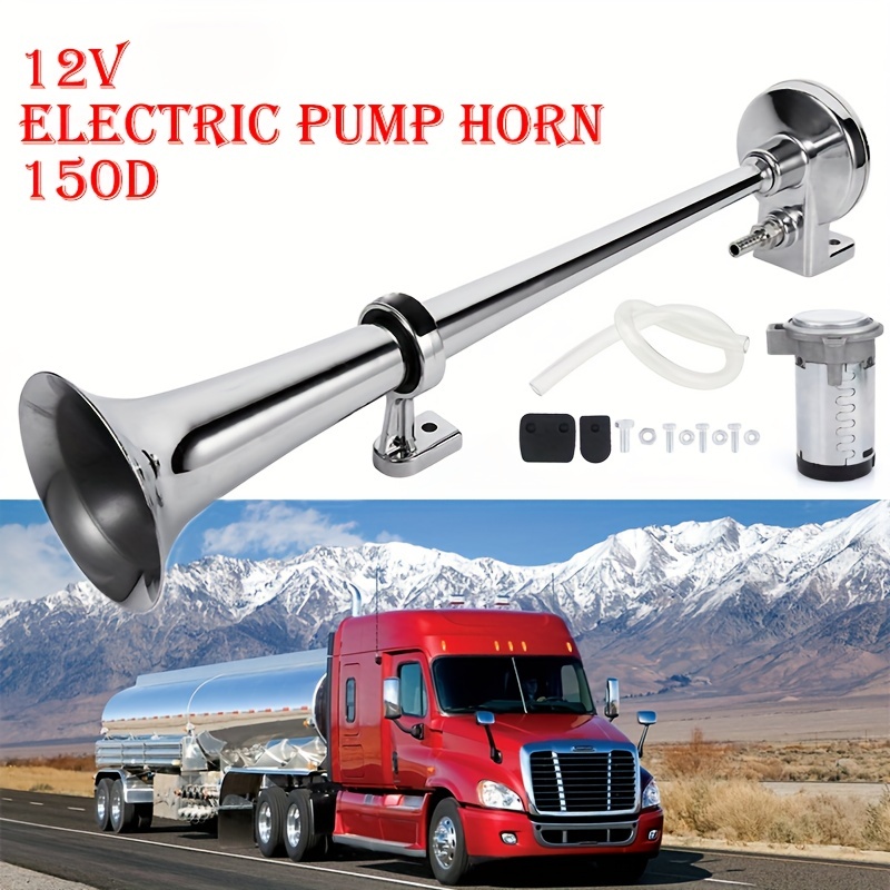 12v Car Truck Horn Train Air Horn 150db Loud Universal - Temu