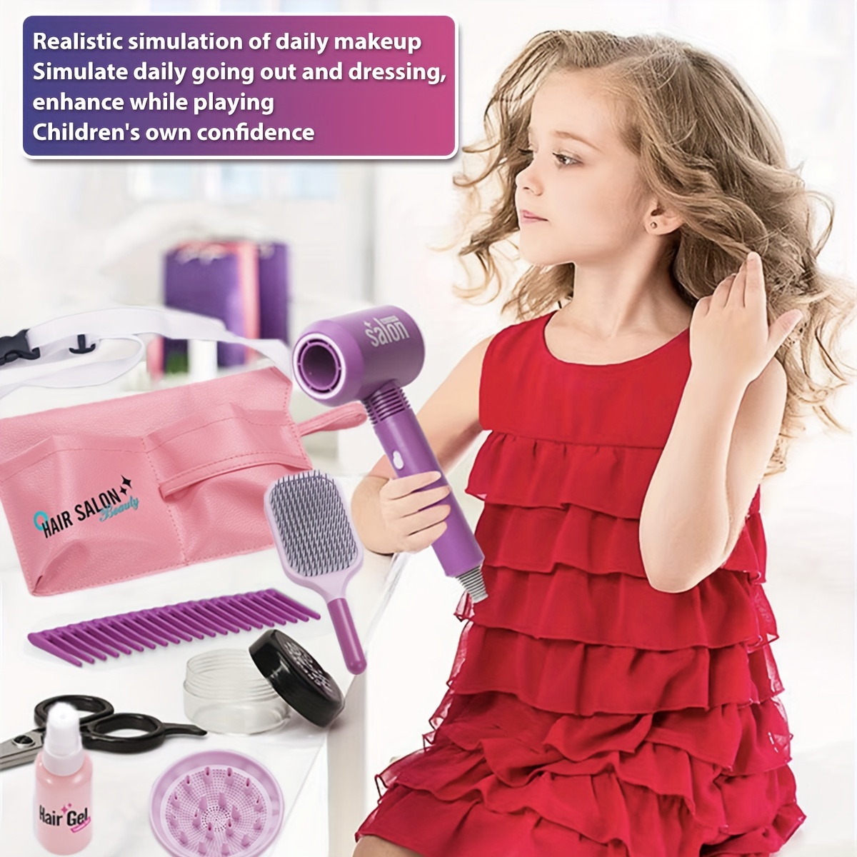 fashion beautiful hair princess kids toy