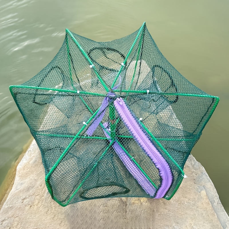 1pc Fishing Net Case Portable Foldable Perfect Lobster for Fishing Travel  Port Fishing Boat Nylon Mesh
