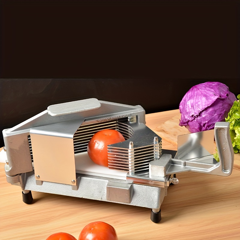 Vegetable Slicer, Tomato Slicer, Fast Stainless Steel Blade For Commercial  Use, Kitchen Utensils, Kitchen Tools, - Temu