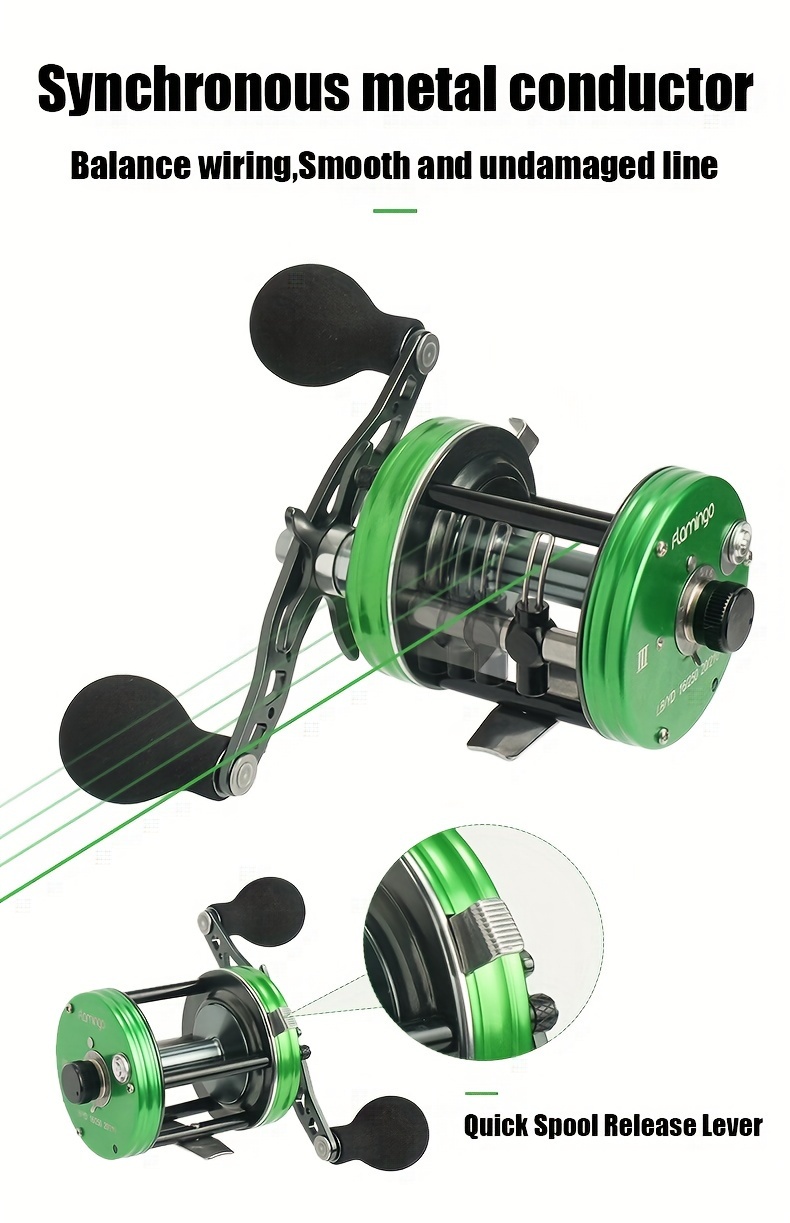 Smooth Casting Metal Trolling Reel 5.3:1 Gear Ratio Fishing - Temu