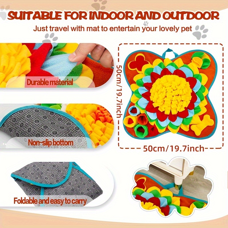 Dog Snuffle Mat Anti choking Pet Slow Feeding Pad - Temu