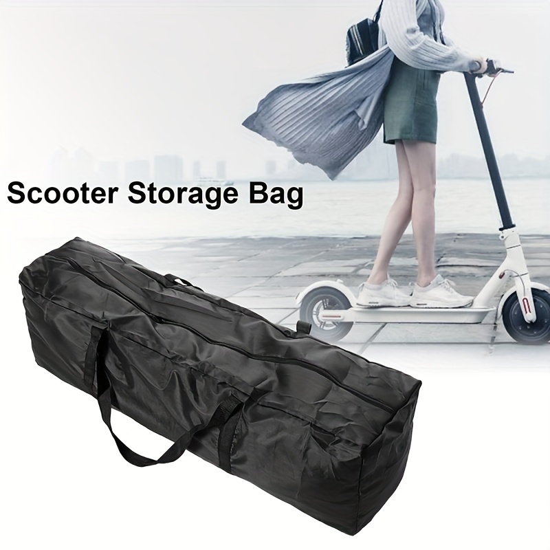 Bolsa de almacenamiento para patinete, bolsa para manillar de scooter,  resistente al agua, bolsa frontal de EVA para Mijia M365 Segway Ninebot ES
